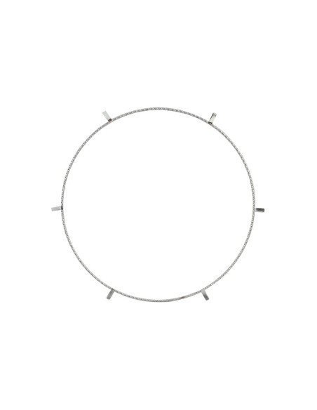 16 Lowrider Square Twisted Wheel Trim Chrome.